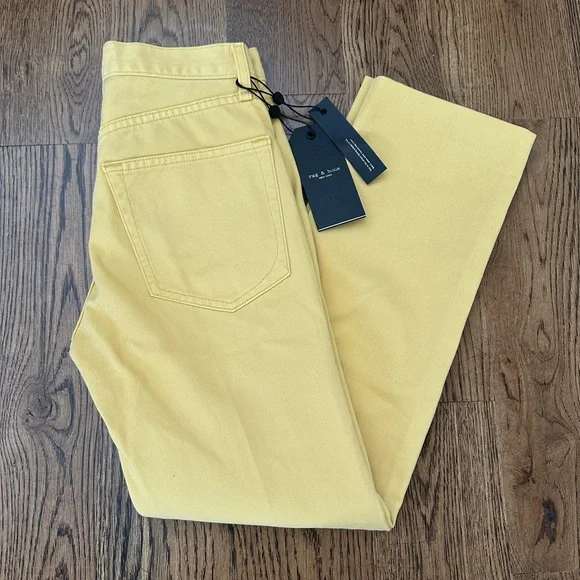 Rag & Bone Sunrise Yellow Jeans - Picture 7 of 7